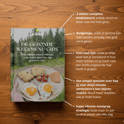 E-boek: De Gezonde Weekmenu Gids